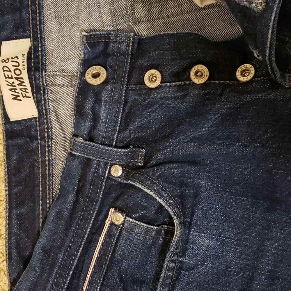 Naked & Famous Weird Guy Selvedge Jeans Men's 30